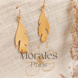 Boucles d’oreilles Plume Bohème