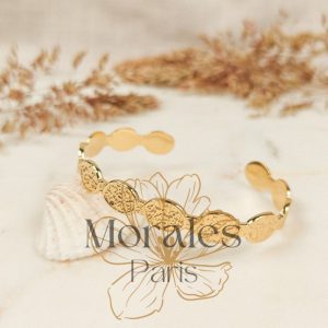 Bracelet Jonc Bohème Doré