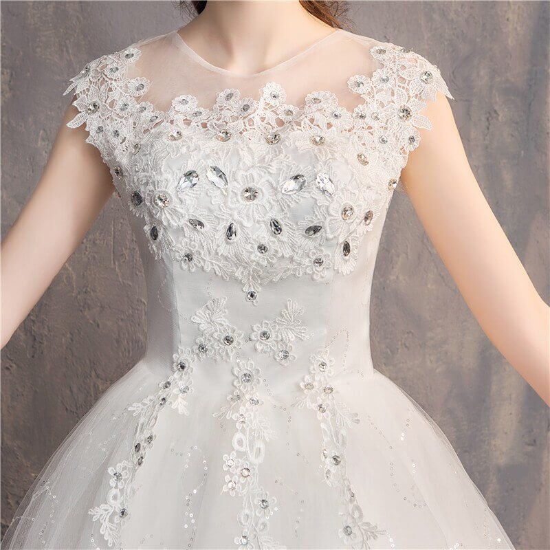 Robe de Mariée Princesse Bustier Strass - Image 5