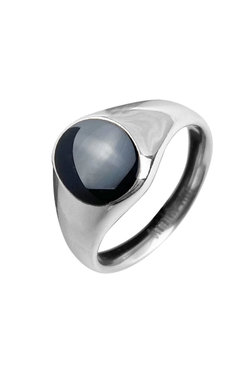 Bague " Amaury " argenté - Image 2
