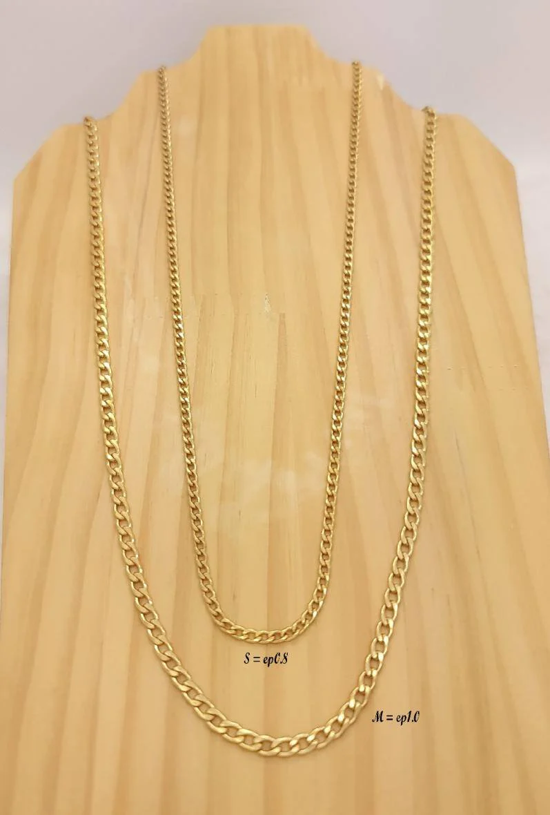 Collier acier maille "Rayan"