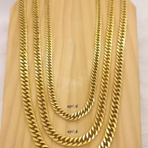 Collier acier Maille figaro