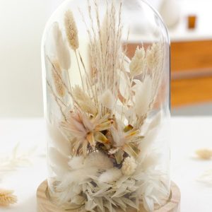Atelier Cloche de fleurs séchées