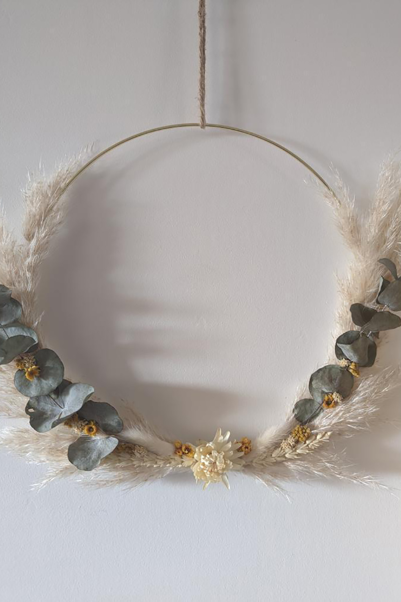 Atelier Couronne de fleurs séchées - Image 4