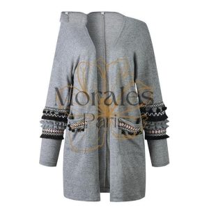 Gilet Bohème Long Broderie