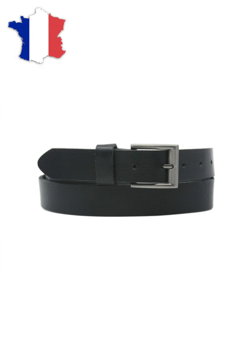 Ceinture en cuir " Marley Basics Homme " marron caramel – Image 3