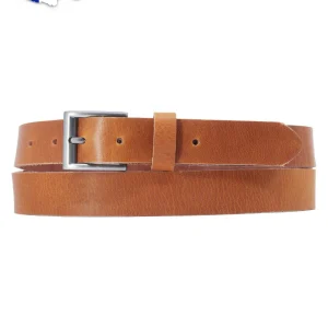 Ceinture en cuir " Marley Basics Homme " marron caramel