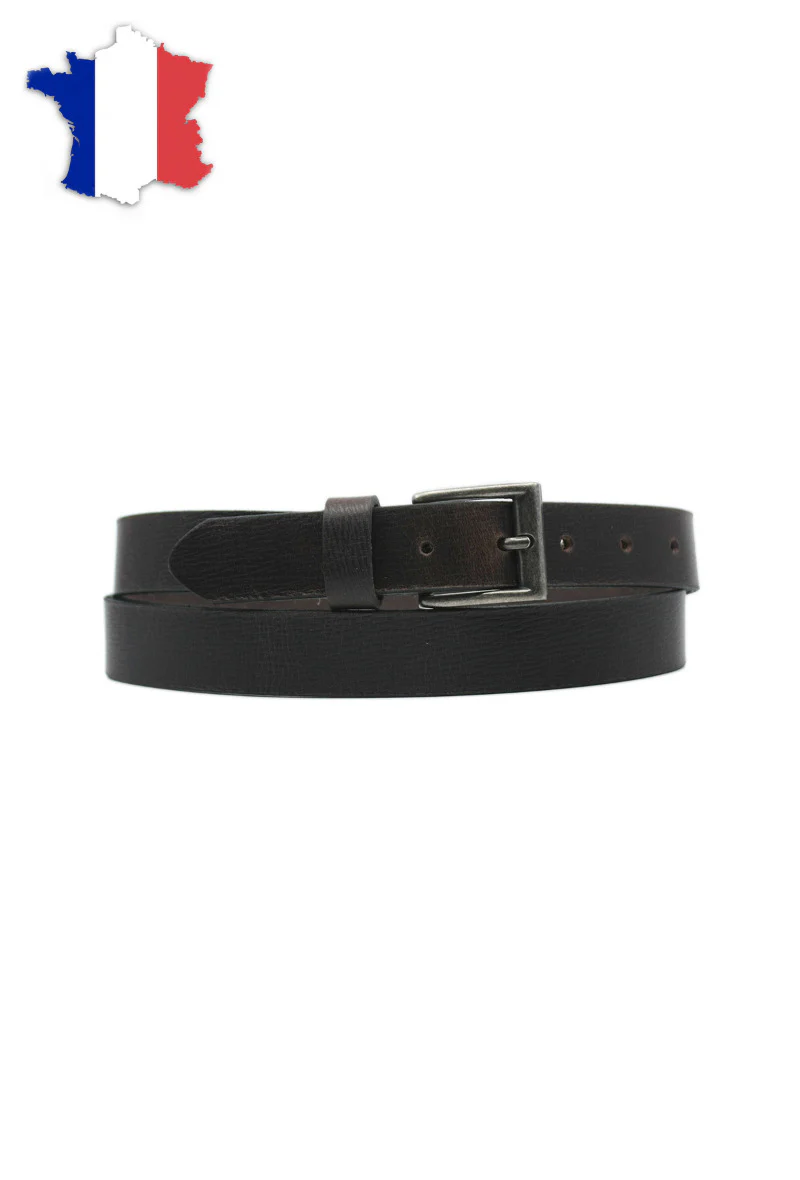 Ceinture en cuir " Marley Basics Homme " marron caramel – Image 4