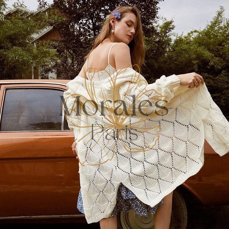 Longue Veste Bohème Écru - Image 7