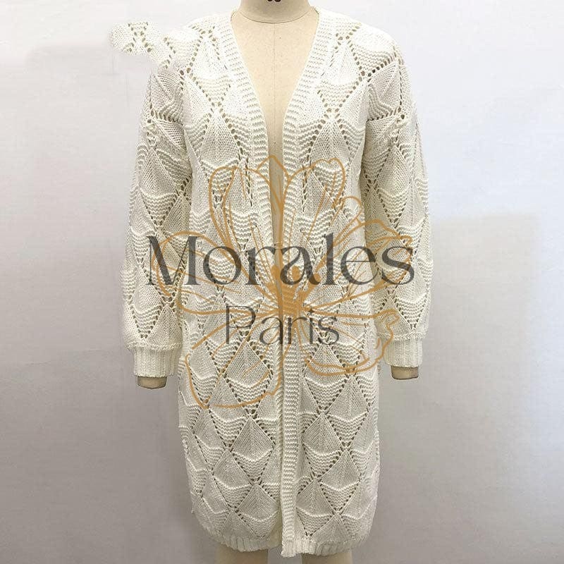 Longue Veste Bohème Écru - Image 4