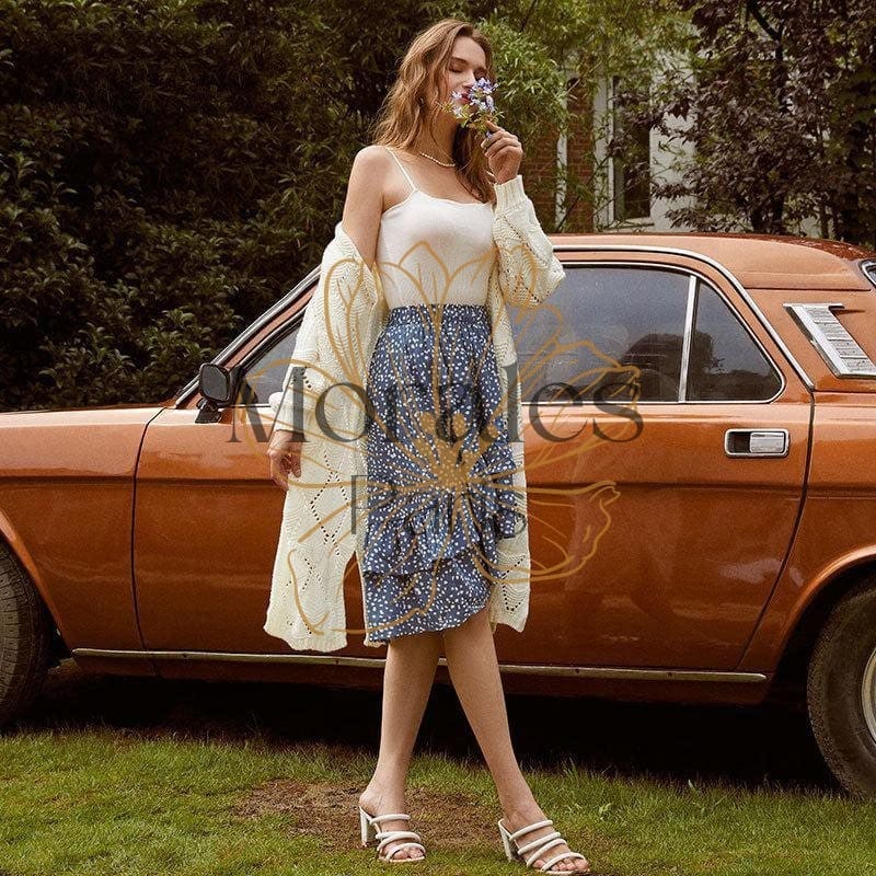 Longue Veste Bohème Écru - Image 3