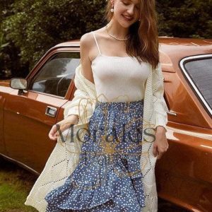 Longue Veste Bohème Écru