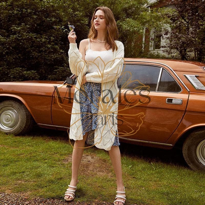 Longue Veste Bohème Écru - Image 6