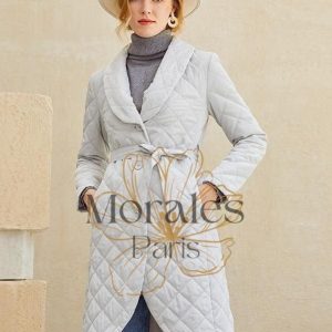 Manteau Bohème Gris Clair