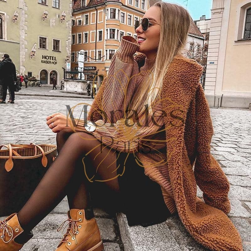 Manteau Bohème Peluche – Image 9