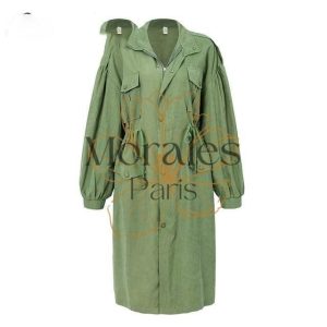 Manteau Long Bohème Kaki