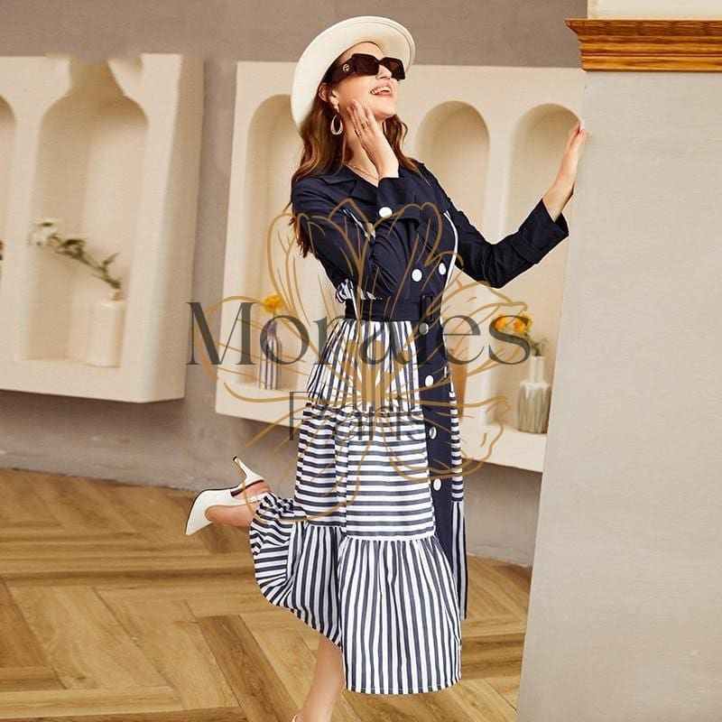 Manteau Trench Chic Bohème - Image 4