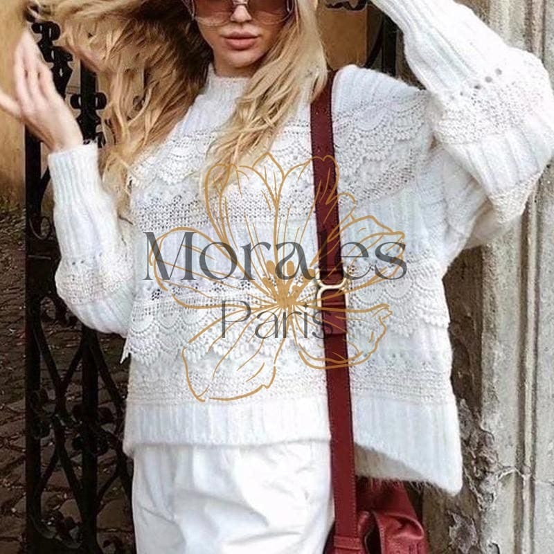 Petit Pull Bohème Col Haut - Image 3