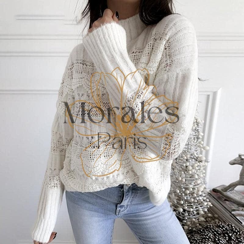 Petit Pull Bohème Col Haut - Image 4