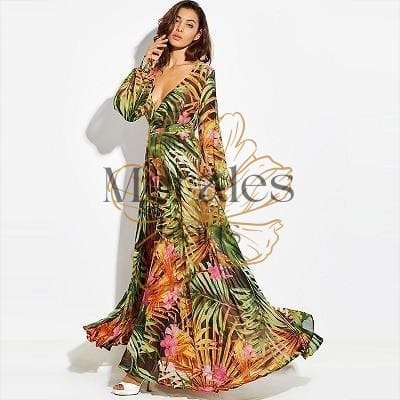 Robe Longue Bohème Nature – Image 3