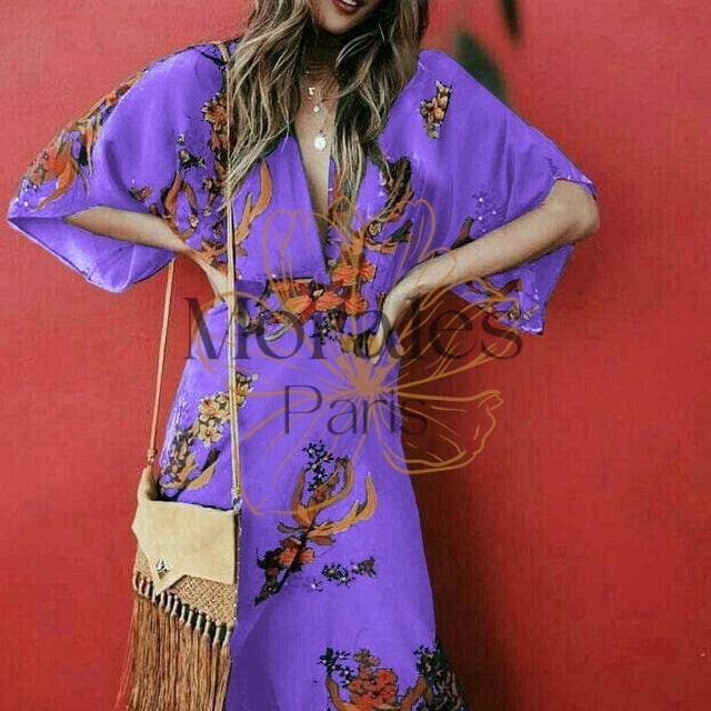 Robe Longue Bohème Fluide – Image 9