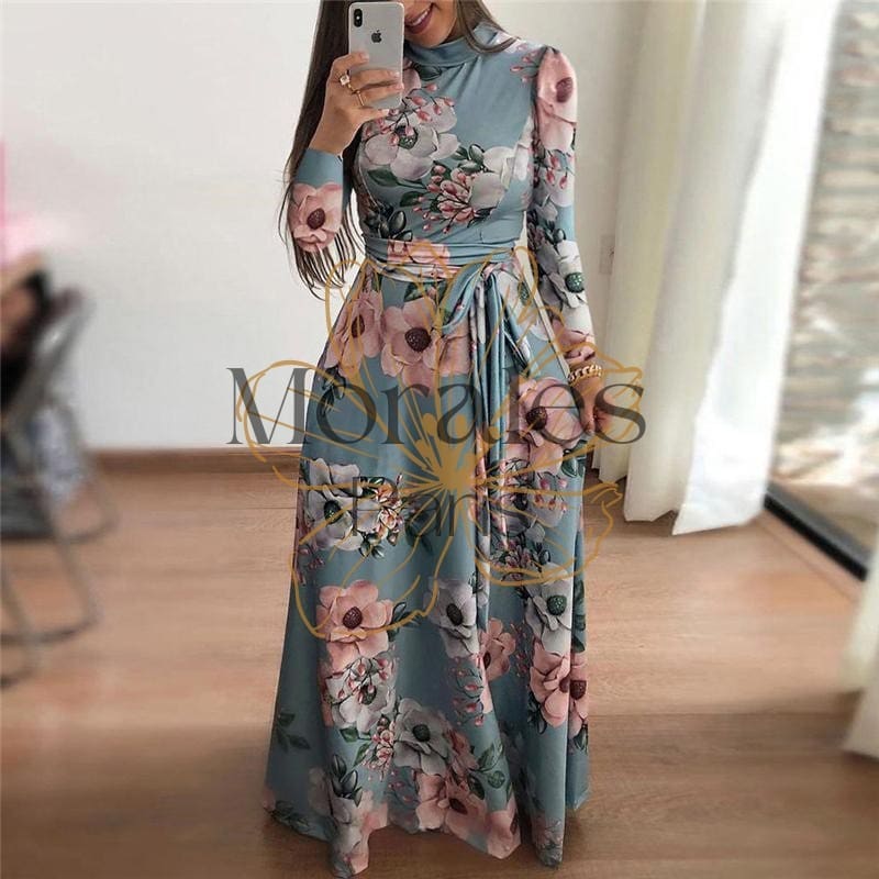 Robe Bohème Chic Manche Longue – Image 2