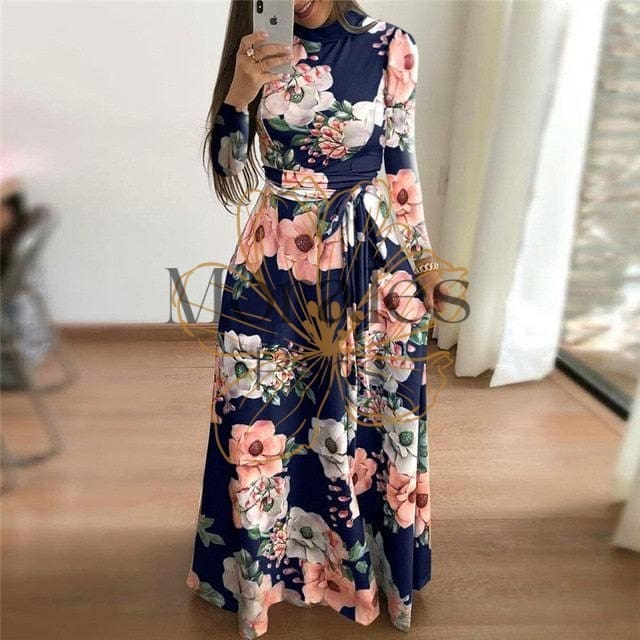 Robe Bohème Chic Manche Longue – Image 4