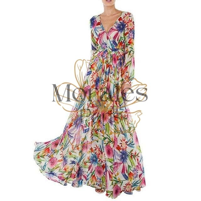 Robe Longue Bohème Nature – Image 6