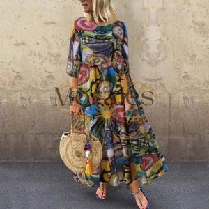 Robe Longue Bohème Coloré