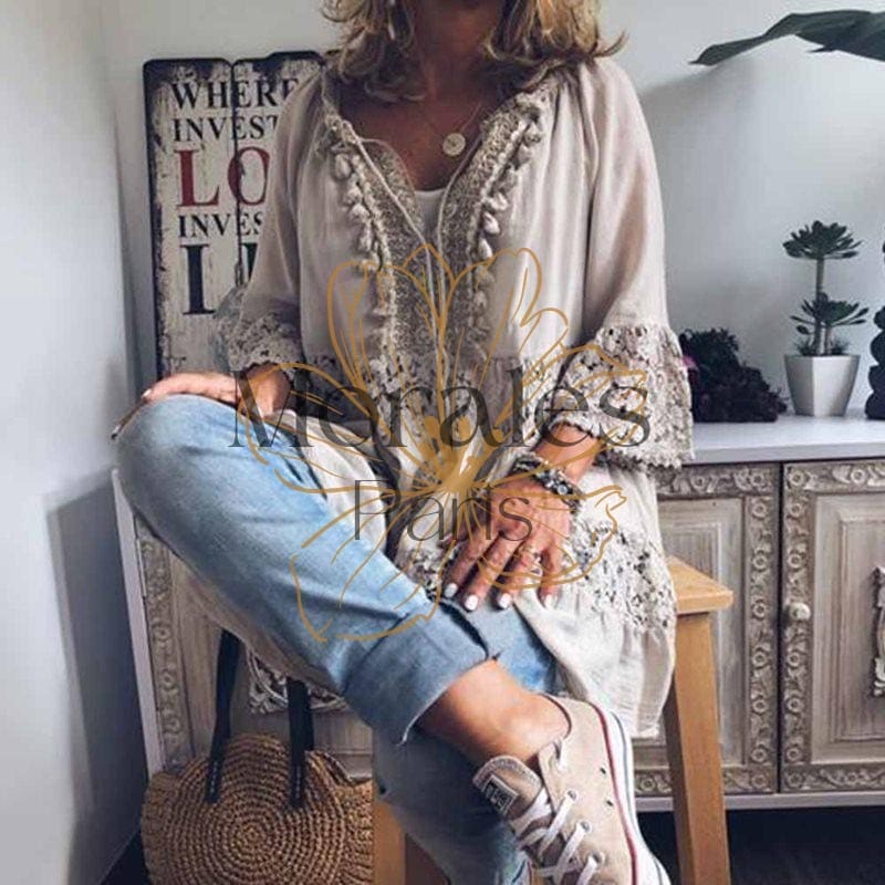 Blouse Bohème Chic Femme – Image 5