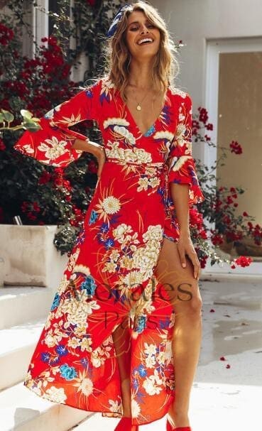 Robe Longue Bohème Petite Fleur – Image 6