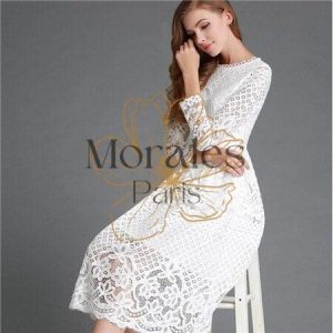 Robe Bohème Chic Blanche Longue