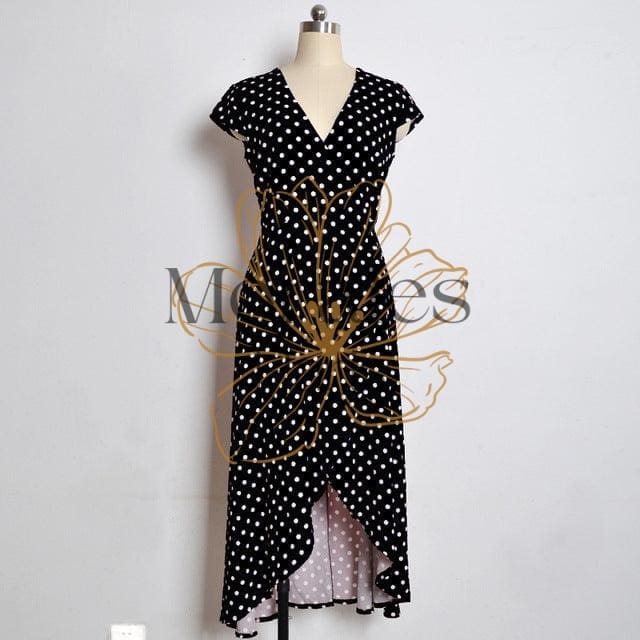 Robe Longue Bohème Pois – Image 5