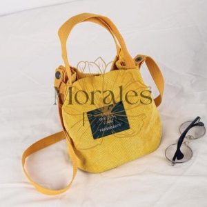 Sac Bohème Seau Toile Cordon