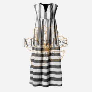 Robe Longue Bohème Rayures