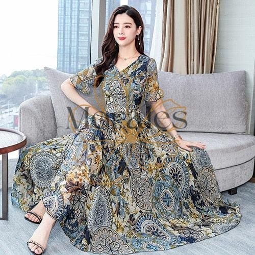 Robe Longue Fleurie Bohème – Image 6