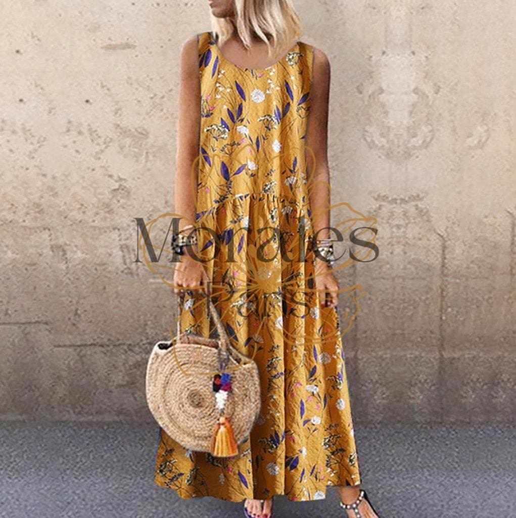 Robe Longue Bohème Mousseline – Image 5