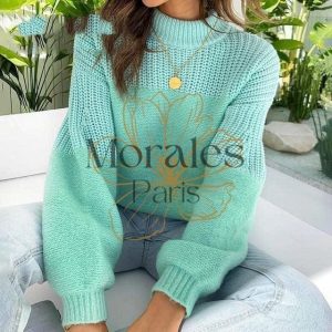 Pull Ample Bohème Crochet