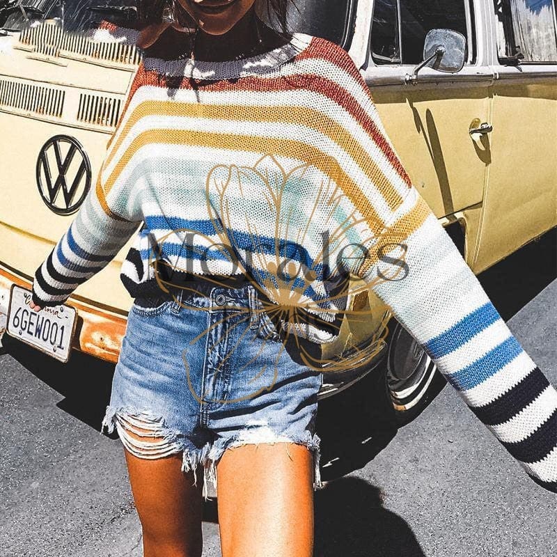 Pull Bohème Arc en Ciel – Image 5