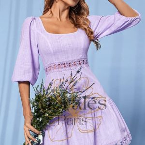 Robe A Lacet  Champêtre