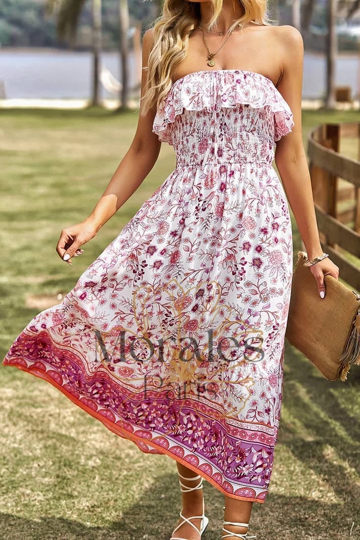 Robe Baptême Champêtre Femme - Image 5