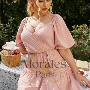 Robe Bohème Courte  Grande Taille