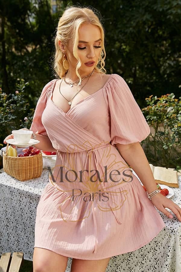 Robe Bohème Courte Grande Taille