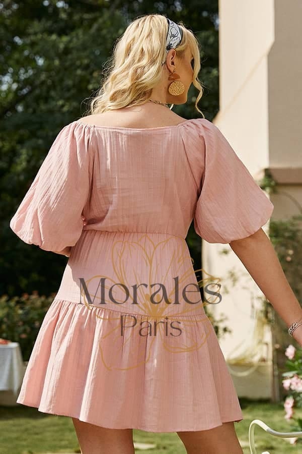 Robe Bohème Courte Grande Taille - Image 6