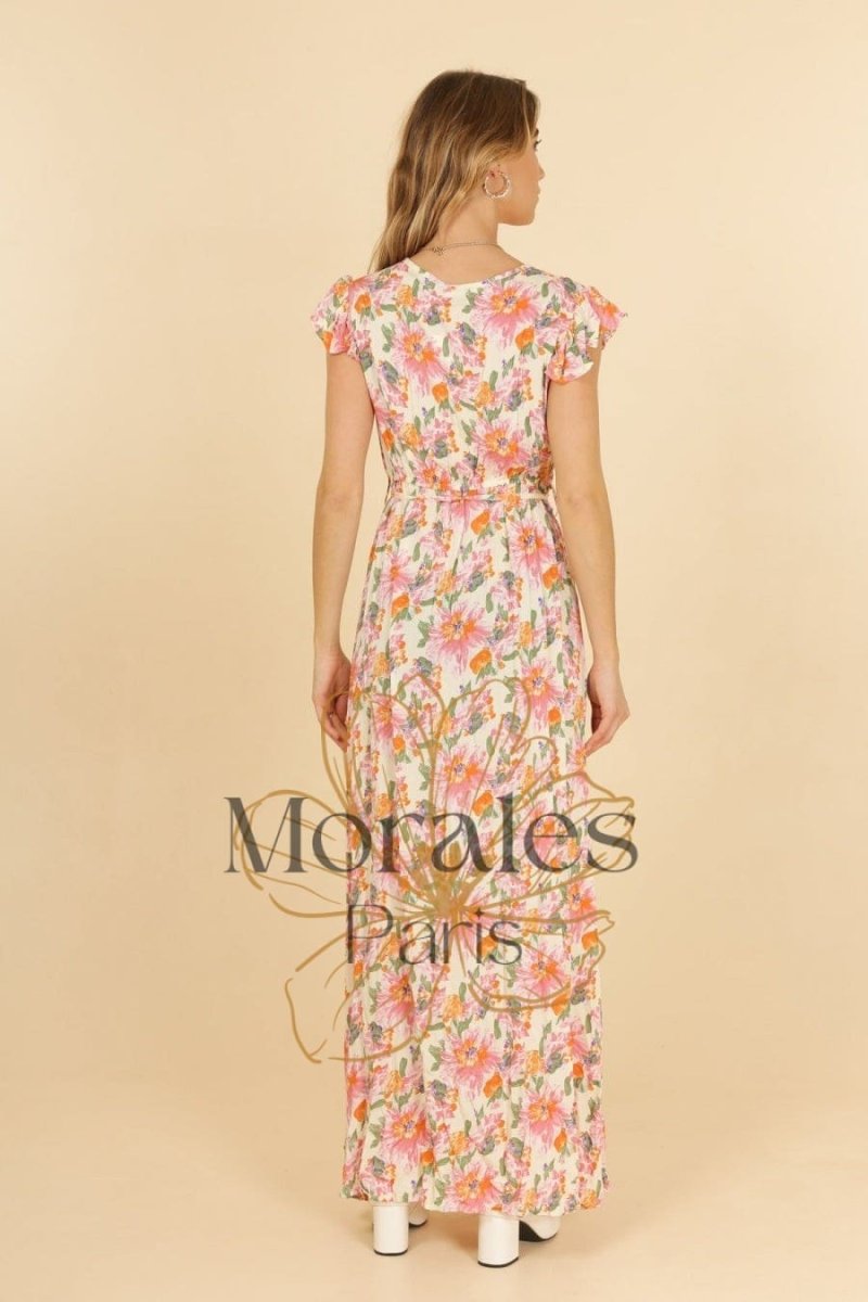 Robe Bohème Longue Vanille – Image 5