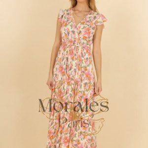 Robe Bohème Longue Vanille