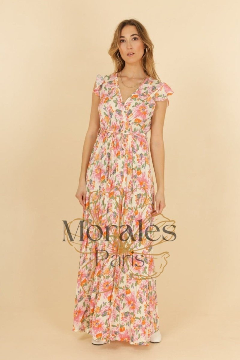 Robe Bohème Longue Vanille – Image 2