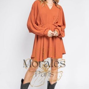 Robe Bohème Manches Longues