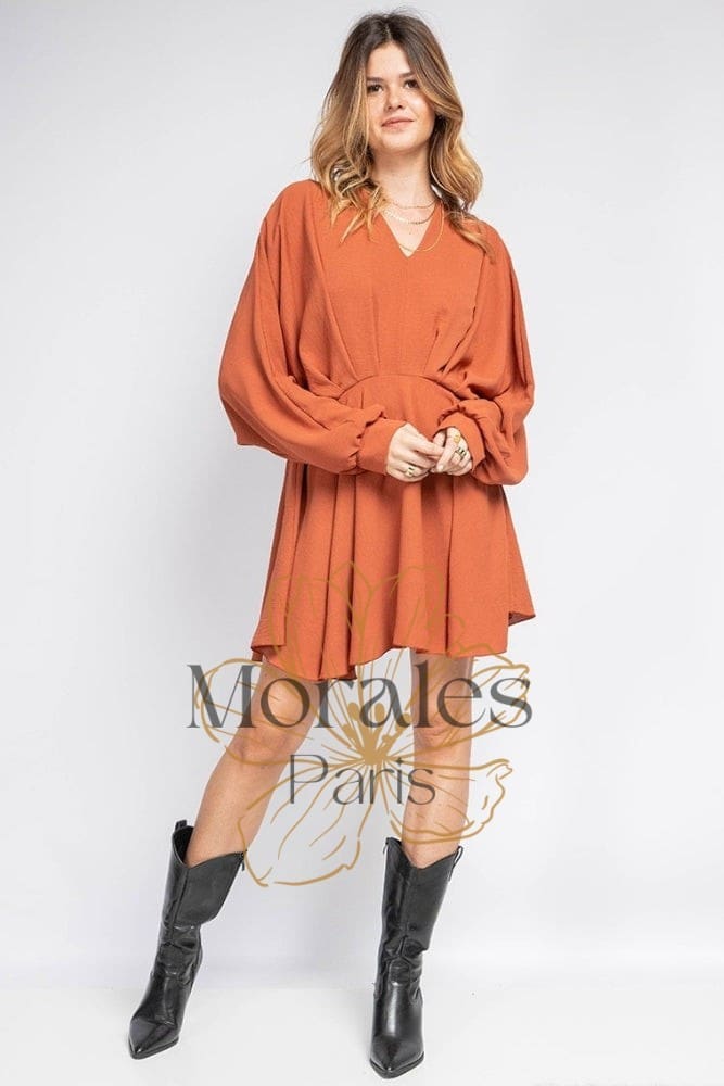 Robe Bohème Manches Longues