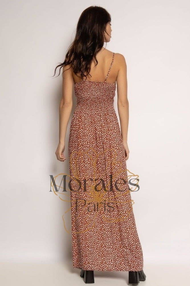 Robe Bohème Terracotta Fleurie – Image 6